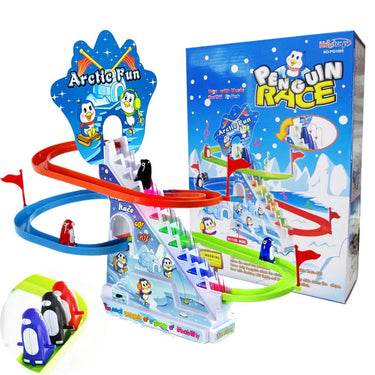 Penguin Racing Slide Track Set-Go with Sounds